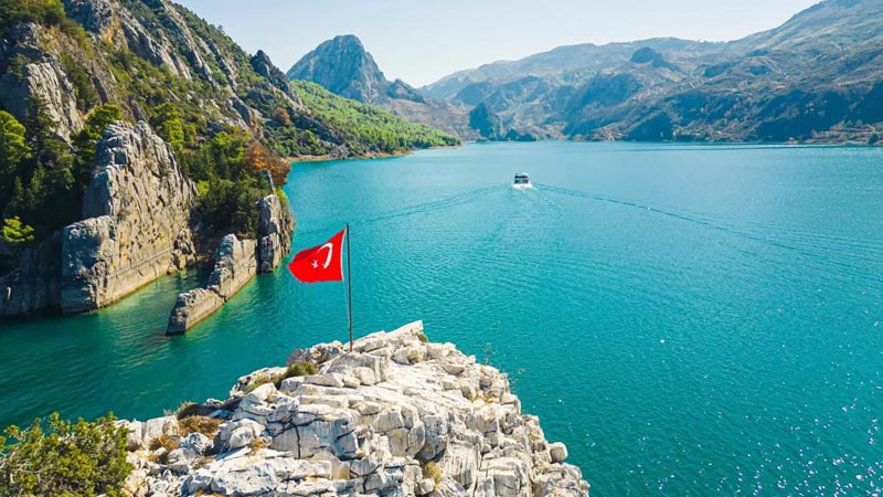 alanya green canyon river side
