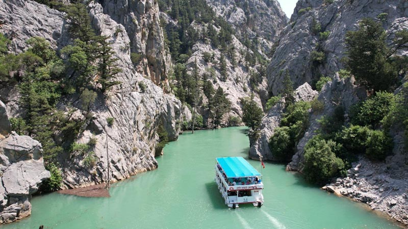 antalya green-canyon-catamaran-tour